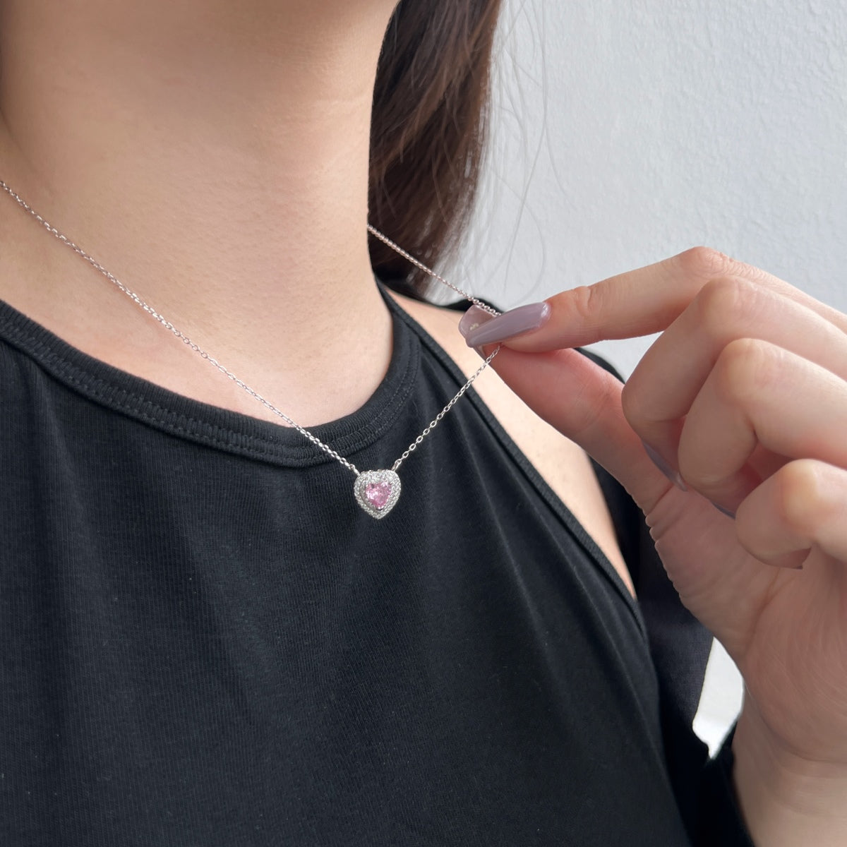 [Everoly JW]Exquisite Heart Shape Necklace