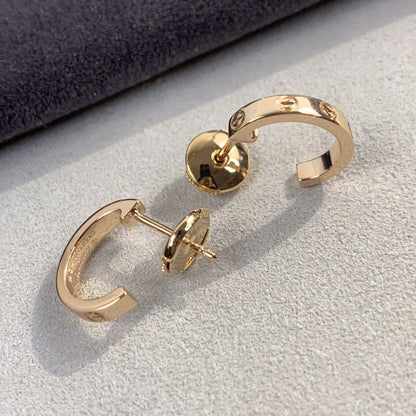 [Everoly JW]ラブイヤリング 2.65mm ピンクゴールド