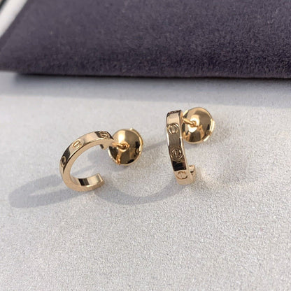 [Everoly JW]ラブイヤリング 2.65mm ピンクゴールド