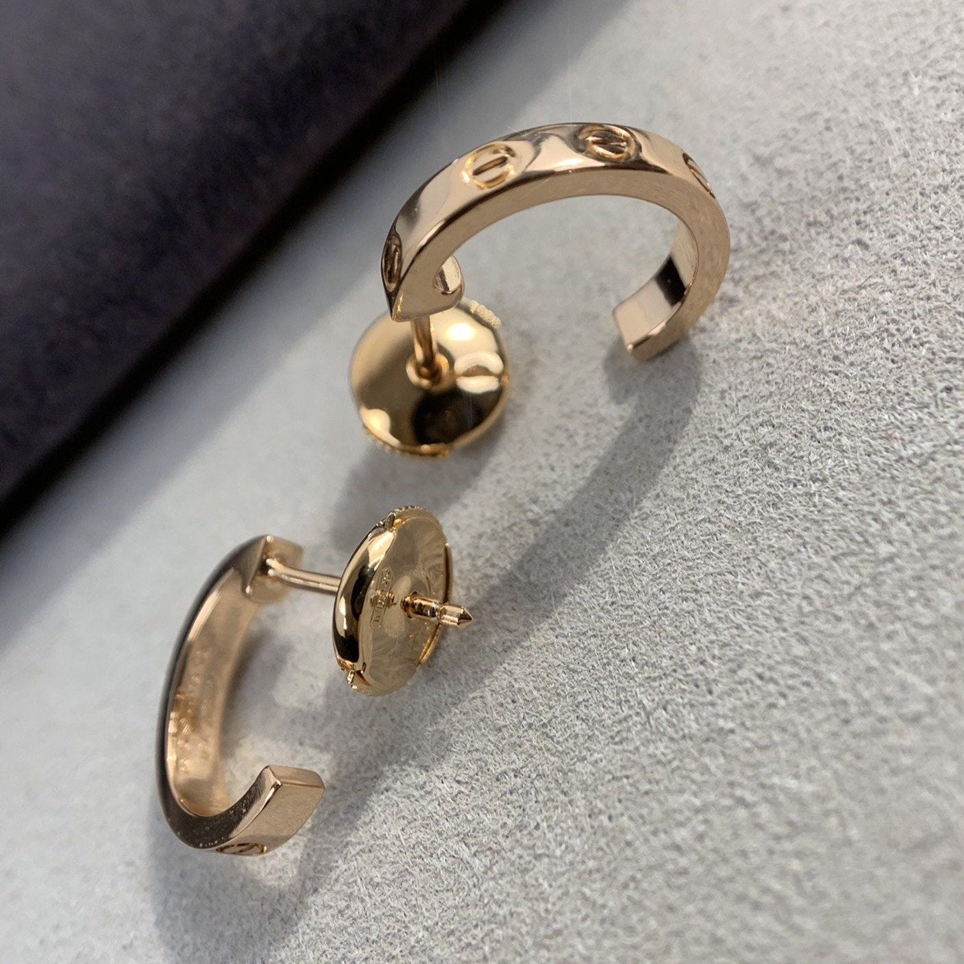 [Everoly JW]ラブイヤリング 2.65mm ピンクゴールド