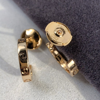 [Everoly JW]ラブイヤリング 2.65mm ピンクゴールド