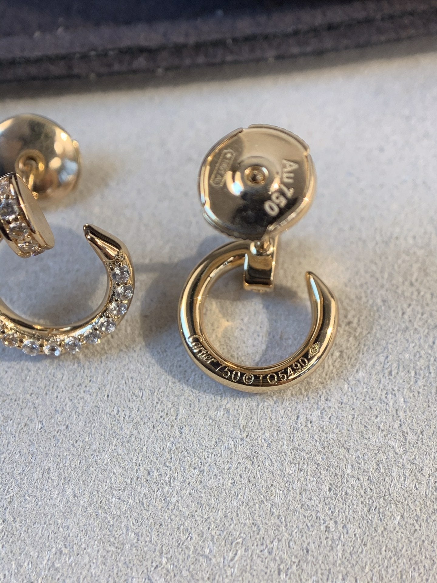[Everoly JW]JUSTE EARRINGS GOLD DIAMONDS