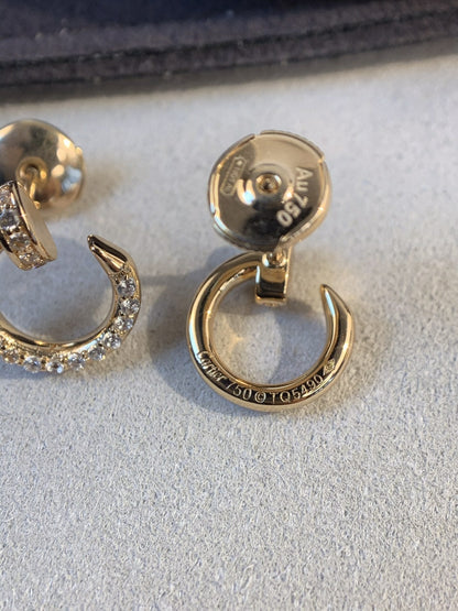 [Everoly JW]JUSTE EARRINGS GOLD DIAMONDS