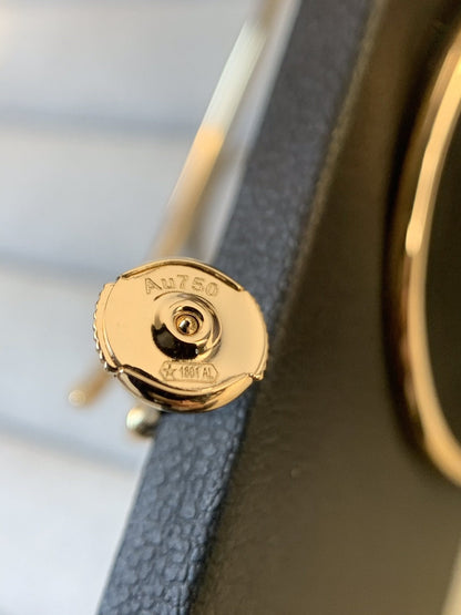 [Everoly JW]JUSTE EARRINGS GOLD DIAMONDS 1.8MM