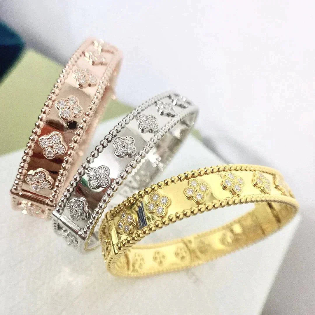 [Everoly JW]CLOVER BRACELET 8MM DIAMONDS
