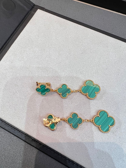 [Everoly JW]CLOVER MALACHITE 3 MOTIFS GOLD