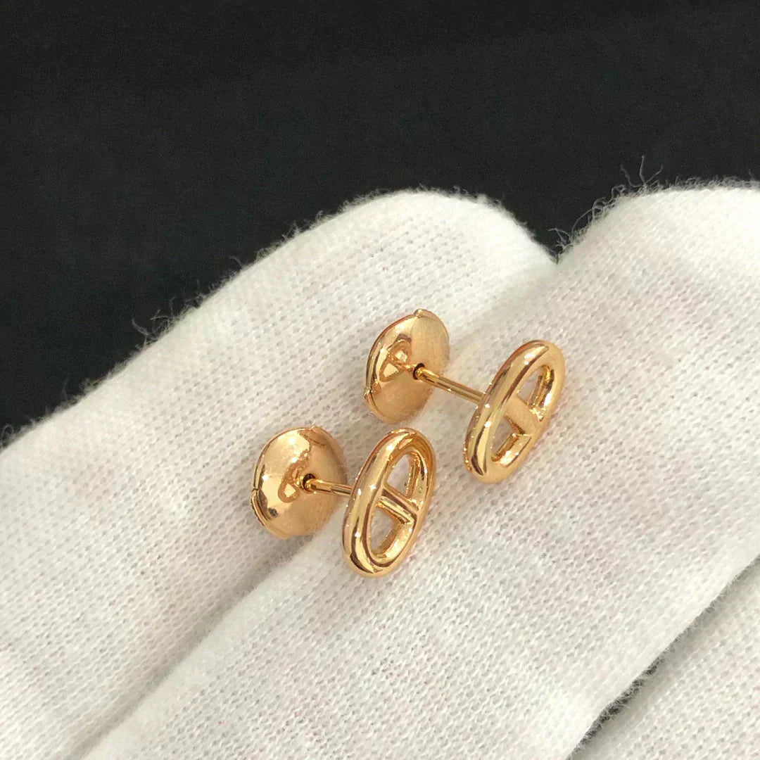 [Everoly JW]CHAINE SMALL EARRINGS GOLD AND SILVER