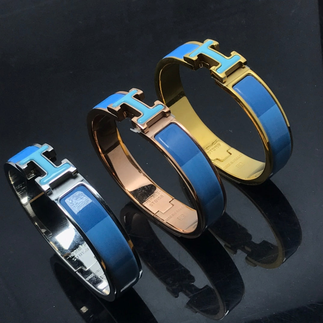 [Everoly JW]H BRACELET BLUE RAINBOW CERAMIC