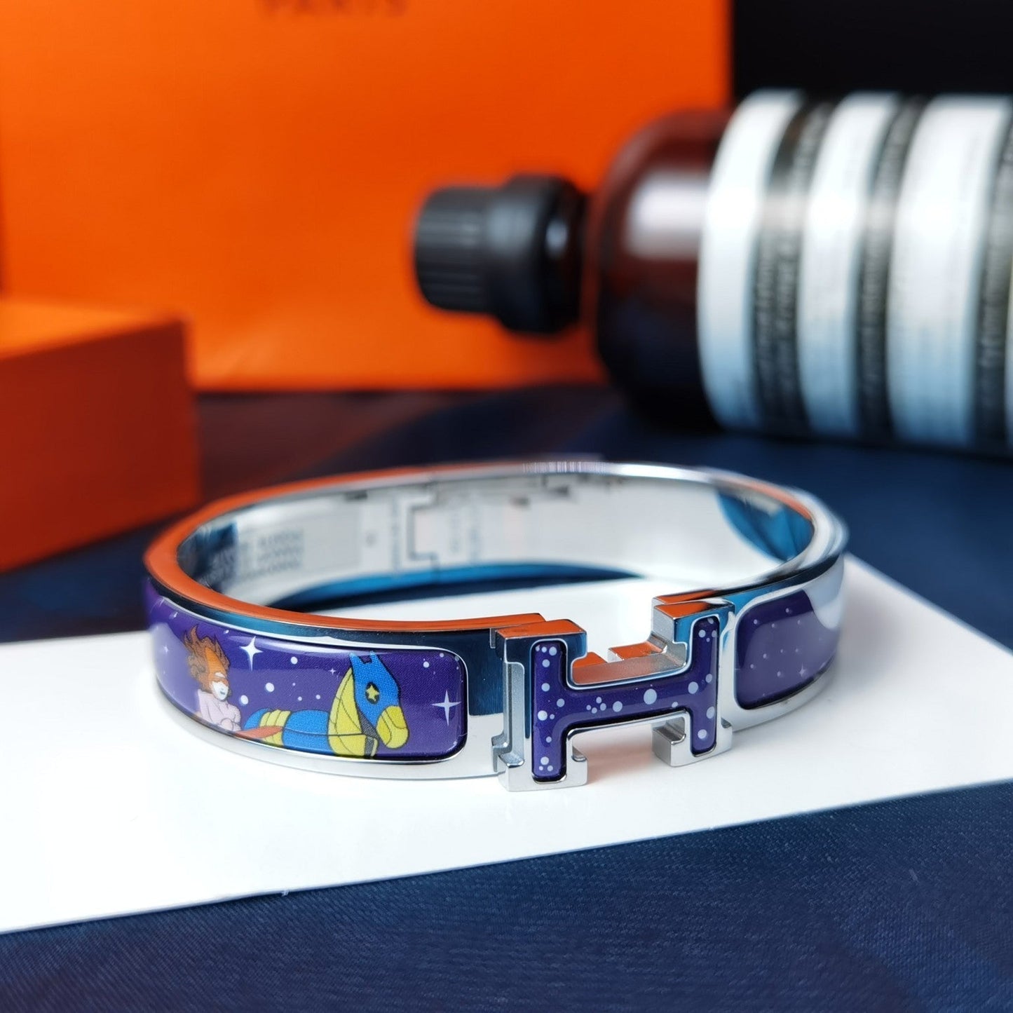 [Everoly JW]H STAR AND MOON BRACELET 12MM