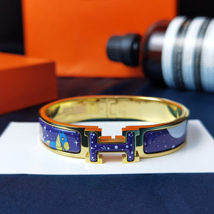 [Everoly JW]H STAR AND MOON BRACELET 12MM