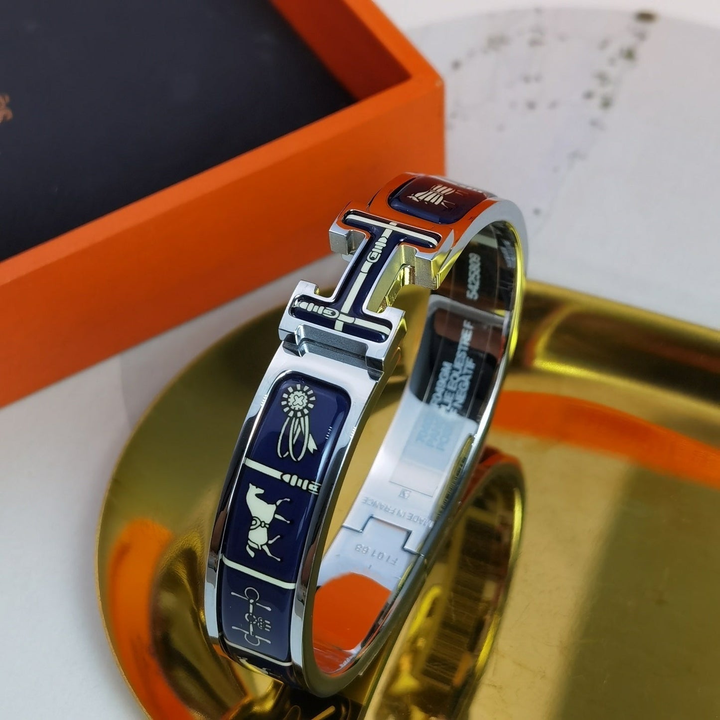 [Everoly JW]H COUVERTURES DARK BLUE BRACELET