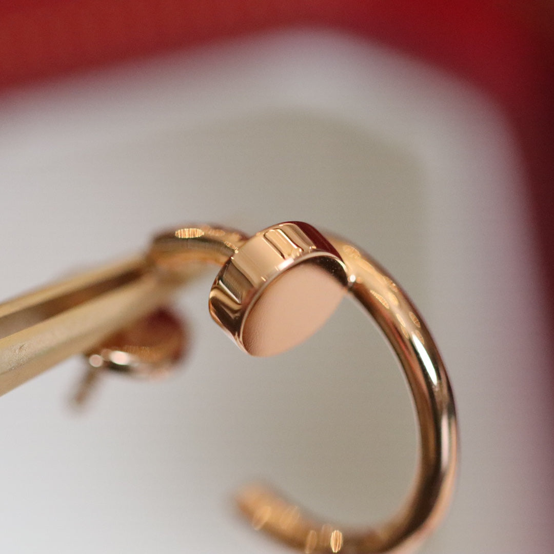 [Everoly JW]JUSTE EARRINGS PINK GOLD