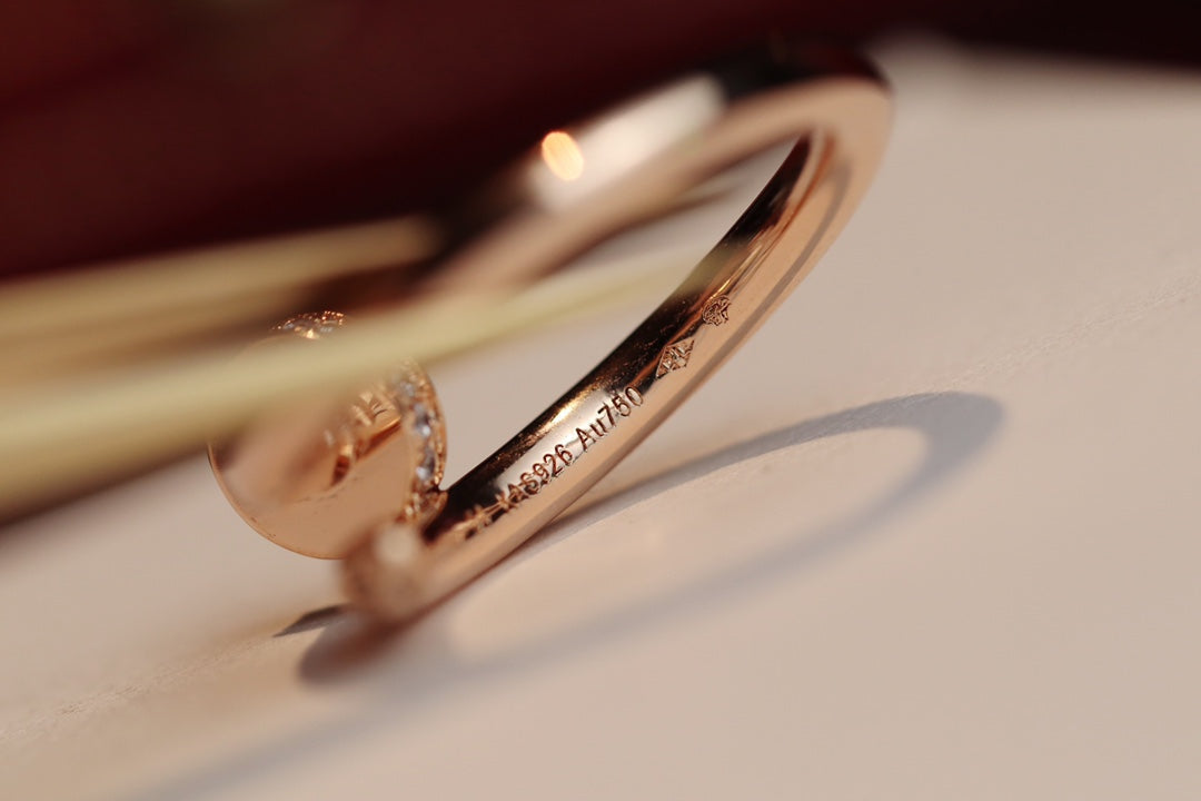 [Everoly JW]JUSTE RING 2.65MM PINK GOLD DIAMOND