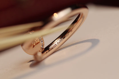 [Everoly JW]JUSTE RING 2.65MM PINK GOLD DIAMOND