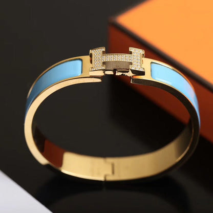 [Everoly JW]H CLOUD BLUE BRACELET GOLD DIAMOND