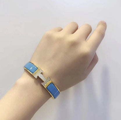 [Everoly JW]H CLOUD BLUE BRACELET GOLD DIAMOND