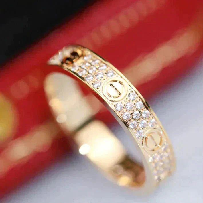 [Everoly JW]LOVE RING 3.6MM DIAMOND PAVED