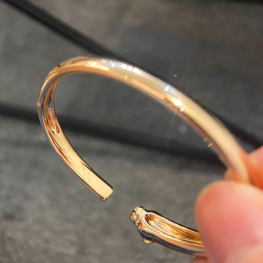 [Everoly JW]PANTHERE GOLD OPEN BRACELET