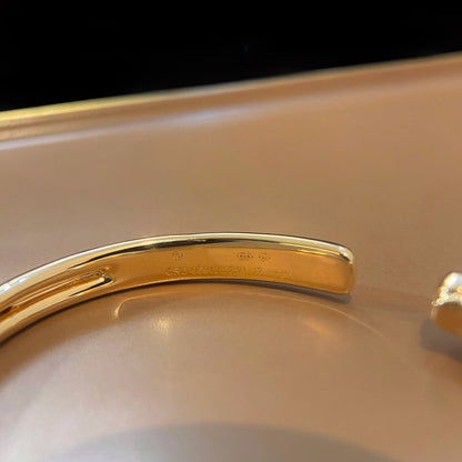 [Everoly JW]PANTHERE GOLD OPEN BRACELET