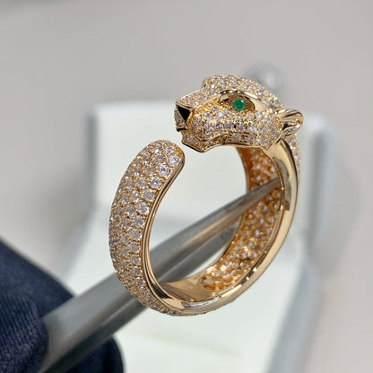 [Everoly JW]PANTHERE PINK GOLD DIAMOND RING