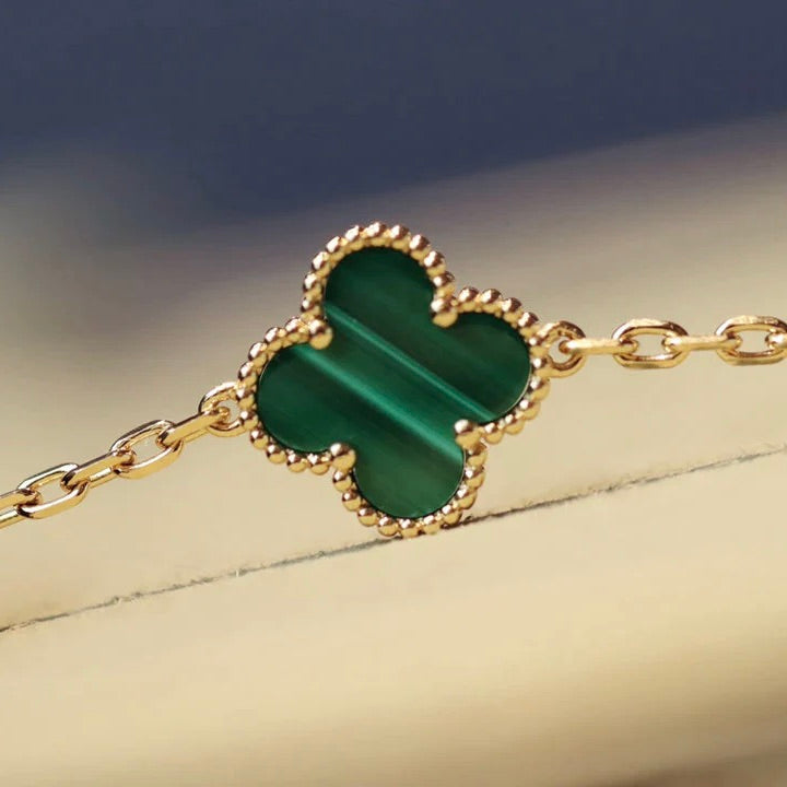 [Everoly JW]CLOVER 20 MOTIFS MALACHITE GOLD