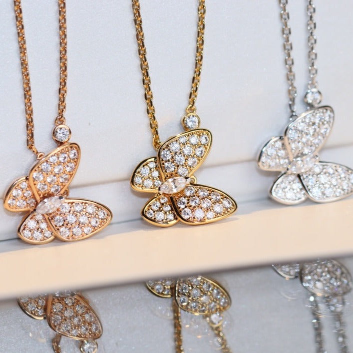 [Everoly JW]BUTTERFLY DIAMOND NECKLACE