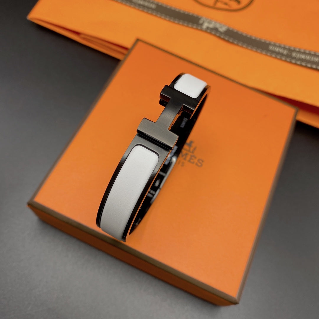 [Everoly JW]H BRACELET 12MM BLACK WHITE CERAMIC