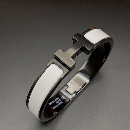 [Everoly JW]H BRACELET 12MM BLACK WHITE CERAMIC