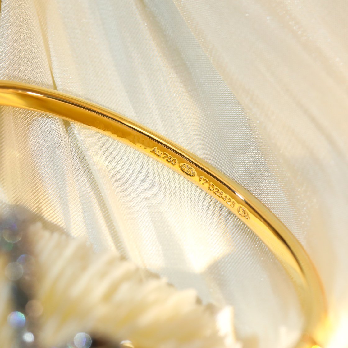 [Everoly JW]VOLTE UPSITE DOWN GOLD DIAMOND BRACELET