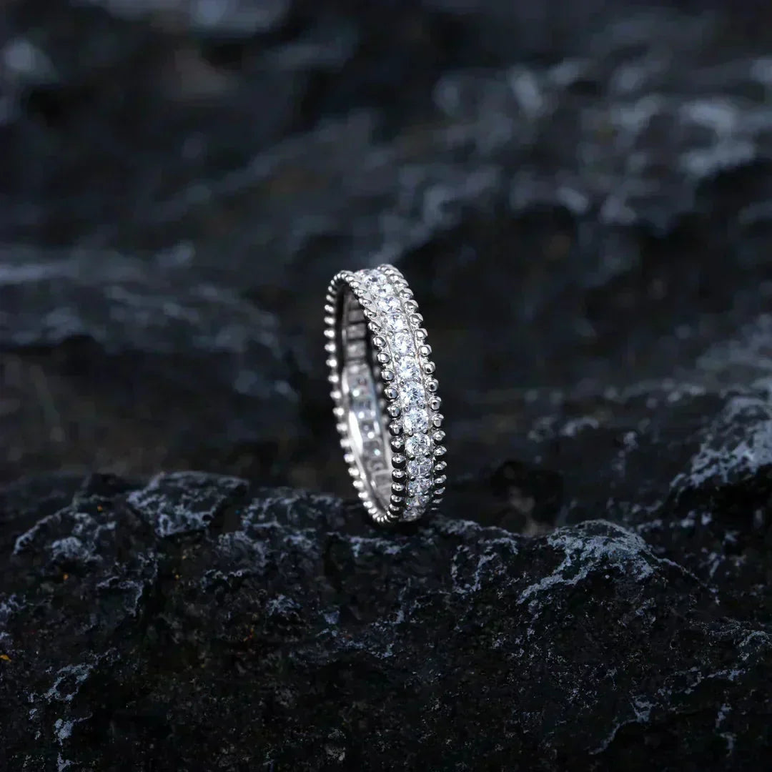 [Everoly JW]PERLEE DIAMOND SILVER RING