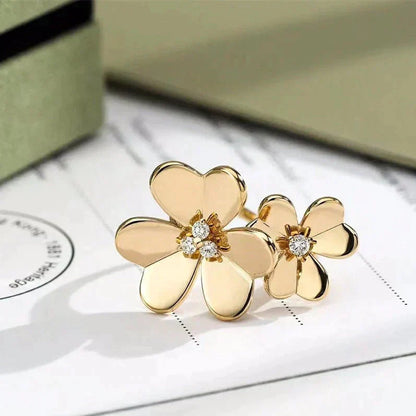 [Everoly JW]CLOVER COMOS GOLD DIAMOND RING