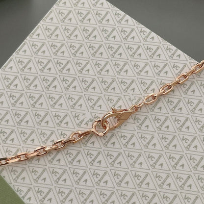 [Everoly JW]LUCKY SPRING 15 MOTIFS ROSE GOLD NECKLACE