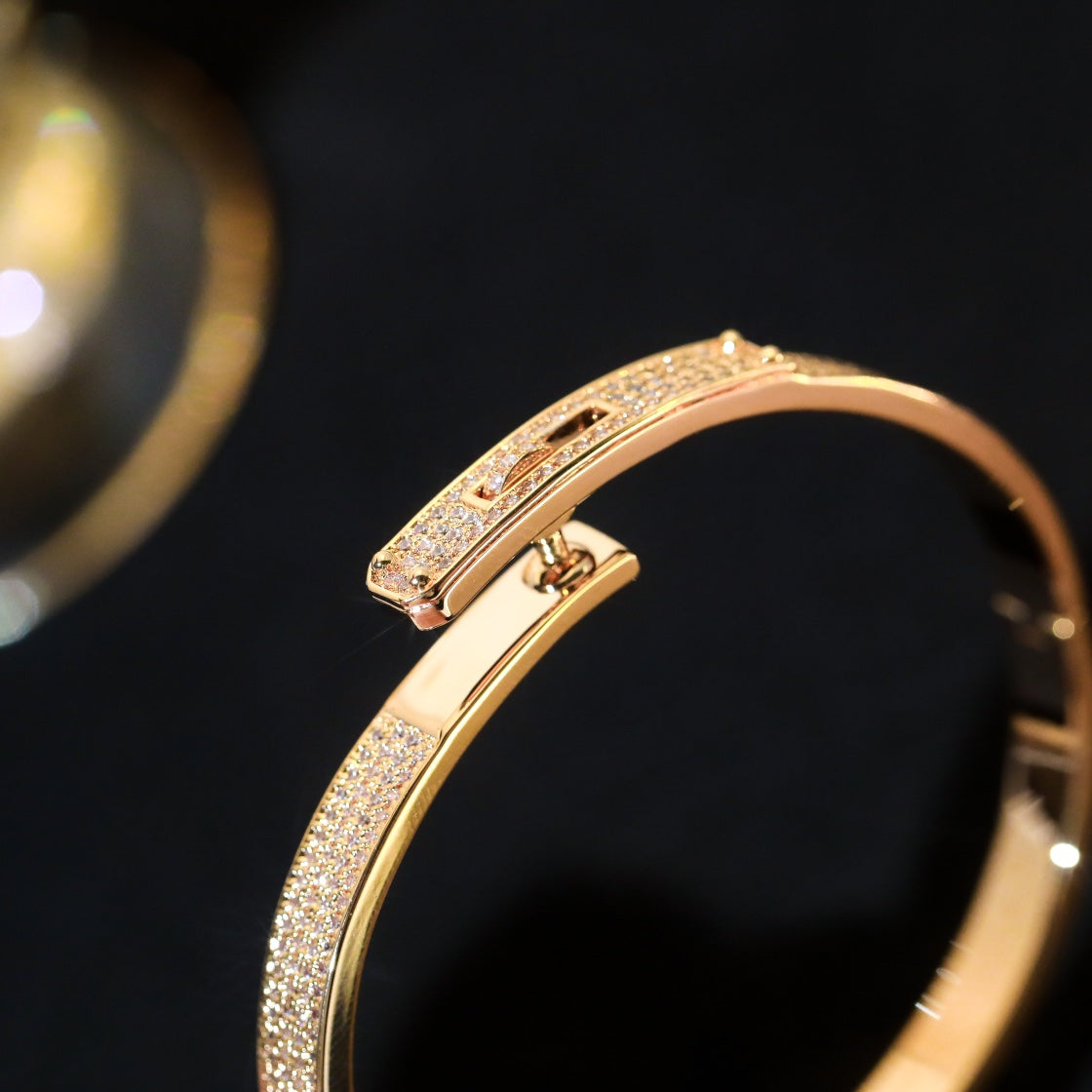 [Everoly JW]KELLY BRACELET DIAMOND PAVED