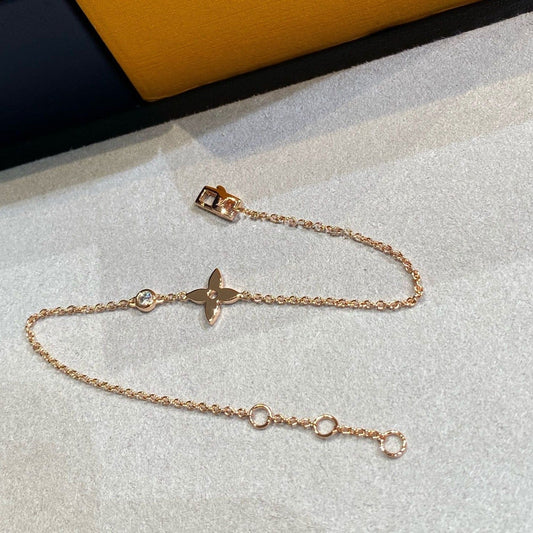 [Everoly JW]STAR DIAMOND PINK GOLD BRACELET
