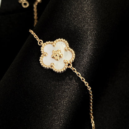 [Everoly JW]LUCKY SPRING ROSE GOLD MOP BRACELET