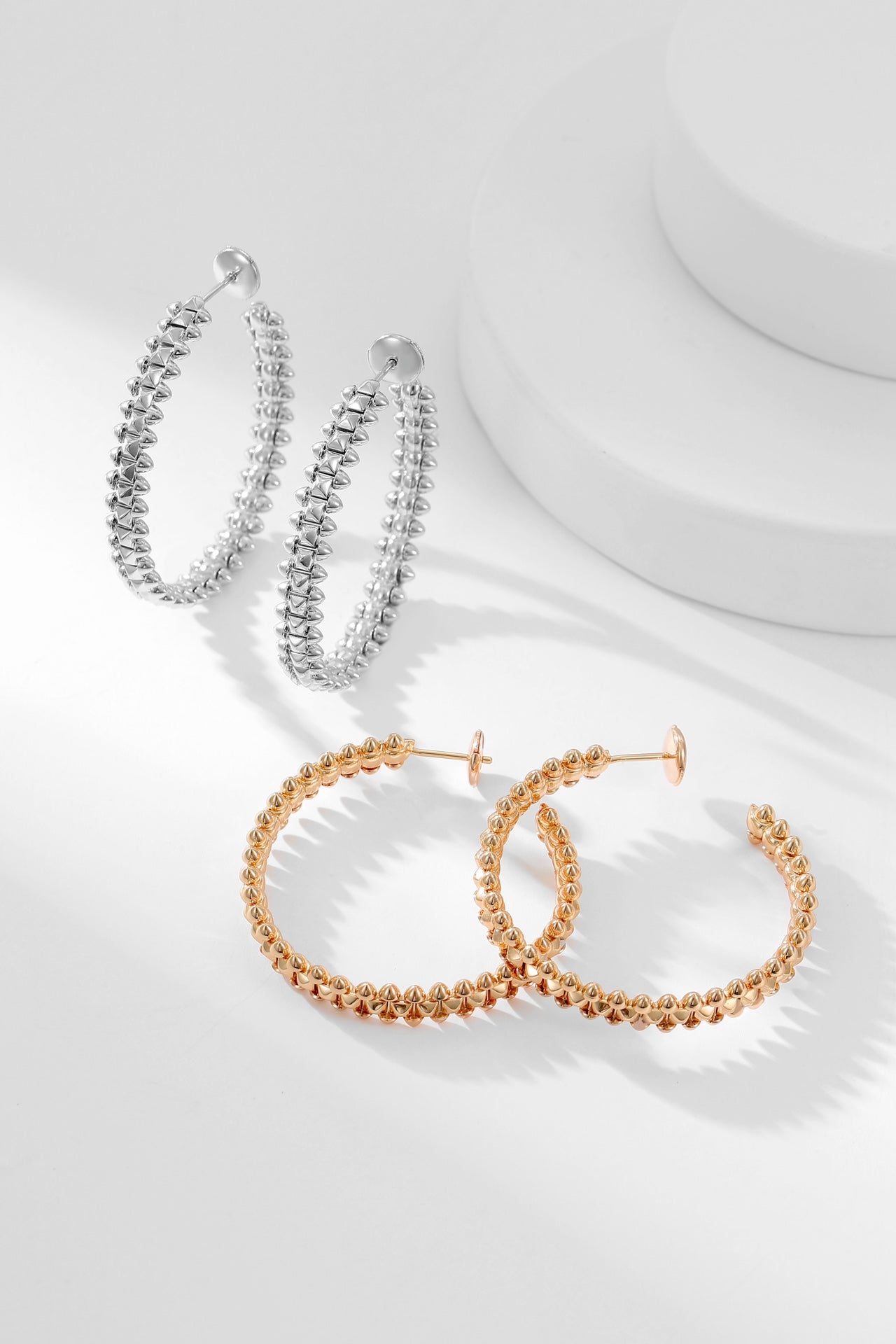 [Everoly JW]CLASH HOOP EARRINGS