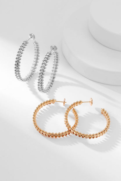 [Everoly JW]CLASH HOOP EARRINGS