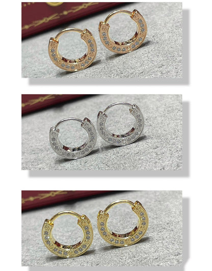 [Everoly JW]LOVE DIAMOND EARRINGS