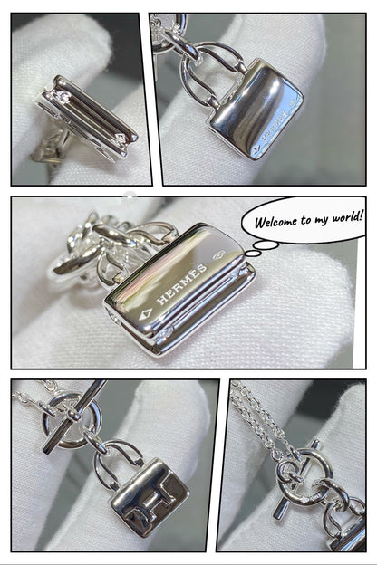 [Everoly JW]CONSTANCE PEDANT SILVER NECKLACE