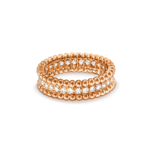 [Everoly JW]PERLEE DIAMOND ROSE GOLD RING