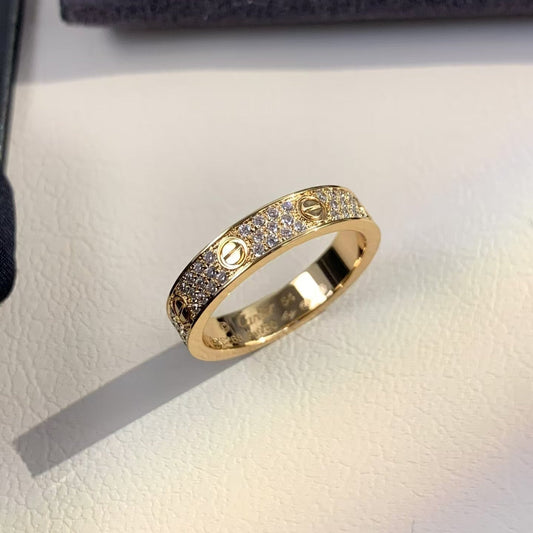 [Everoly JW]LOVE RING 3.6MM DIAMOND PAVED