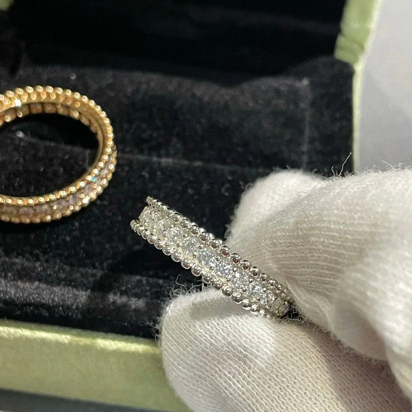 [Everoly JW]PERLEE DIAMOND SILVER RING