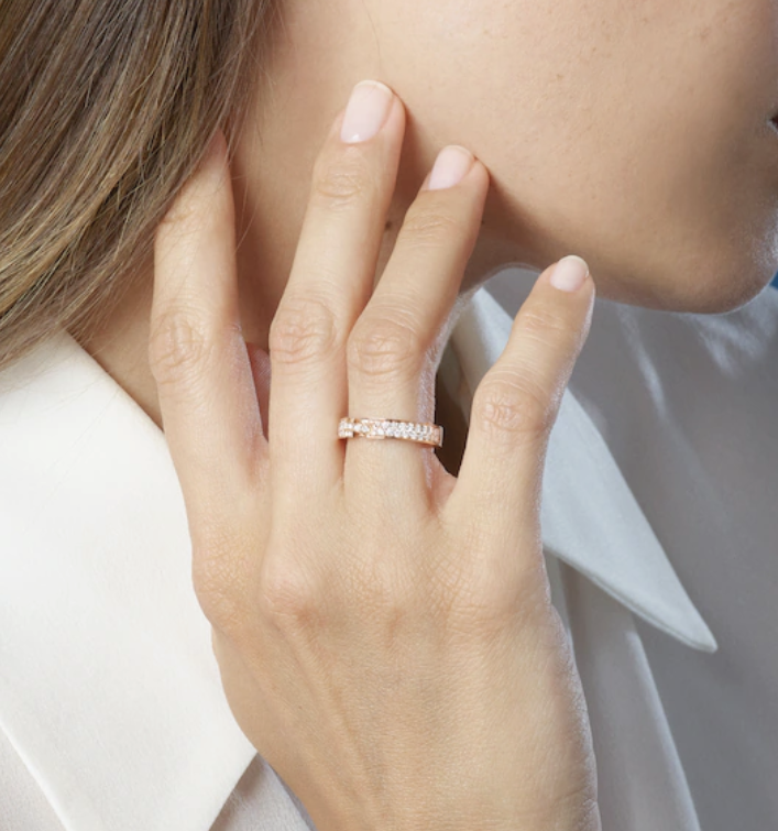 [Everoly JW]ALLIANCE LIENS VIDENCE PAVED DIAMOND 4MM RING