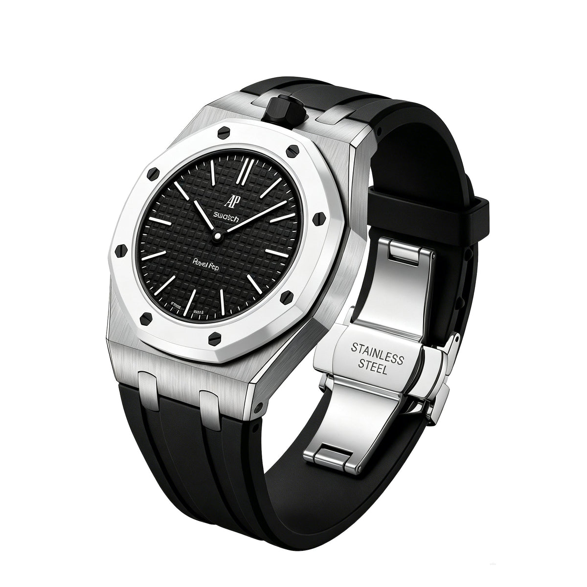 Royal Oak Pop Exclusive Steel Case & Silicone Strap With Cradle