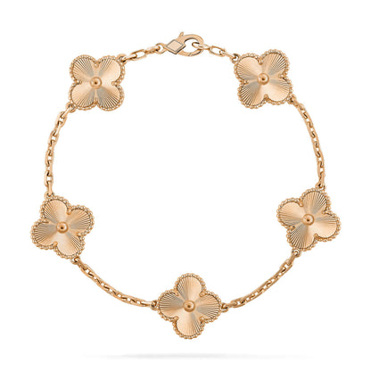 [Everoly JW]  CLOVER 5 MOTIF LASER BRACELET COLLECTION