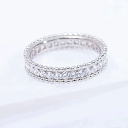[Everoly JW]PERLEE DIAMOND SILVER RING