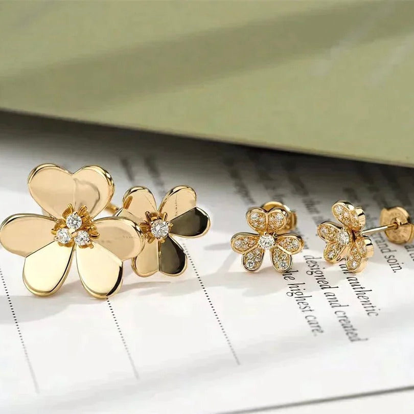 [Everoly JW]CLOVER COMOS GOLD DIAMOND RING