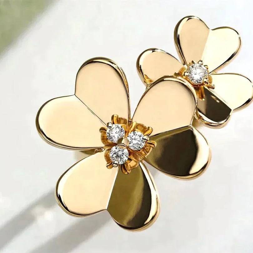 [Everoly JW]CLOVER COMOS GOLD DIAMOND RING