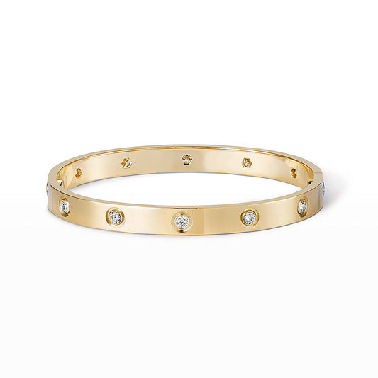 [Everoly JW]LOVE BRACELET 6.1MM 10 DIAMONDS