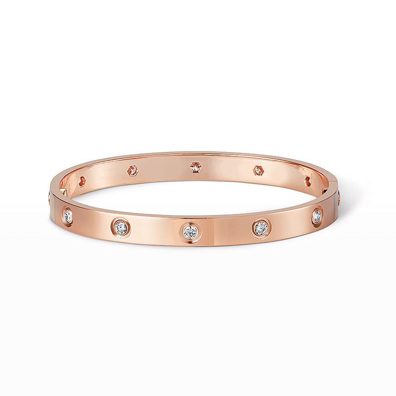 [Everoly JW]LOVE BRACELET 6.1MM 10 DIAMONDS